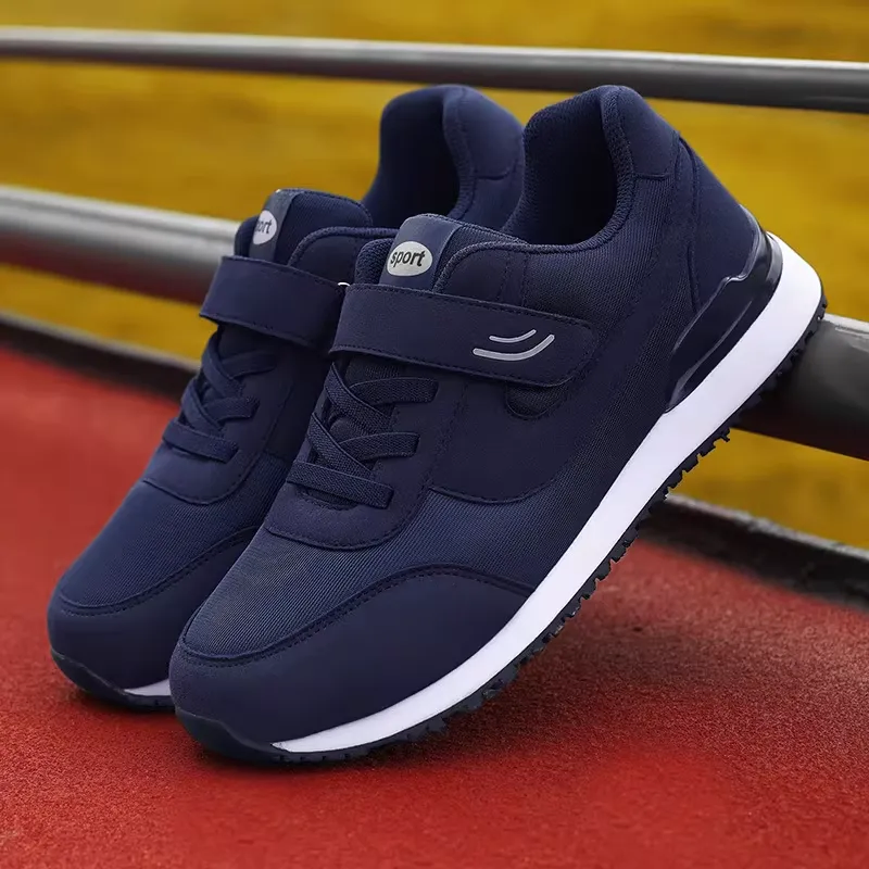 Men  Shoes for the Elderly, Soft-Soled, Non-Slip, Walking Shoes for Middle-Aged and Elderly People